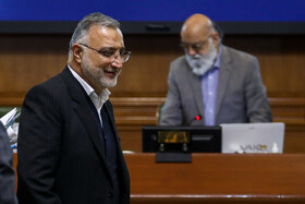 علیرضا زاکانی، شهردار تهران در جلسه ارائه لایحه بودجه سال ۱۴۰۳ شهرداری به شورای شهر