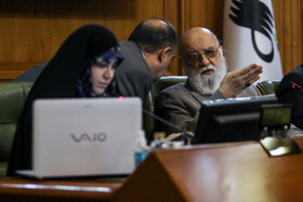 مهدی چمران، رئیس شورای اسلامی شهر تهران در جلسه ارائه لایحه بودجه سال ۱۴۰۳ شهرداری تهران