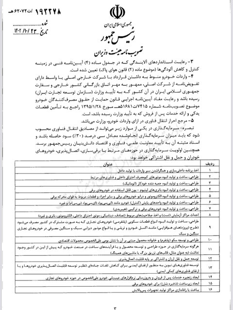 آییننامه واردات خودروهای نو ابلاغ شد