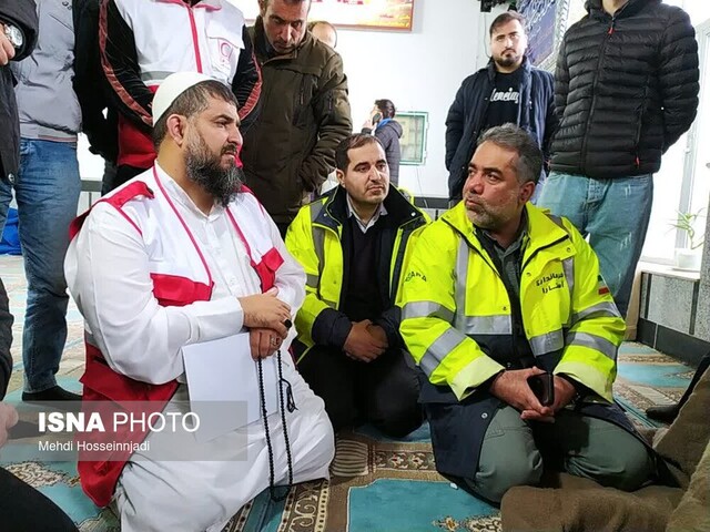 اسکان ۱۸۰ مسافر در برف مانده در مسجد محمد رسول الله(ص)