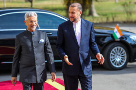 دیدار سوبرامانیام جایشانکار وزیرخارجه هند با حسین امیرعبداللهیان