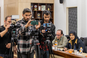 نشست خبری انتخاباتی شورای ائتلاف نیروهای انقلاب در محل خبرگزاری ایسنا