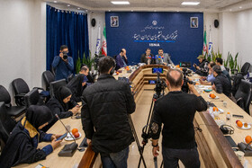 نشست خبری انتخاباتی شورای ائتلاف نیروهای انقلاب در محل خبرگزاری ایسنا