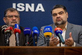 نشست امیرابراهیم رسولی سخنگوی شورای ائتلاف نیروهای انقلاب و عبدالحسین روحالامینی رئیس شورای مرکزی حزب توسعه و عدالت در خبرگزاری ایسنا