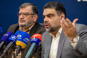 نشست امیرابراهیم رسولی سخنگوی شورای ائتلاف نیروهای انقلاب و عبدالحسین روحالامینی رئیس شورای مرکزی حزب توسعه و عدالت در خبرگزاری ایسنا