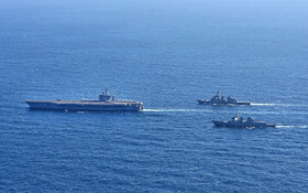 رزمایش دریایی آمریکا، کره جنوبی و ژاپن در پاسخ به پیونگ یانگ