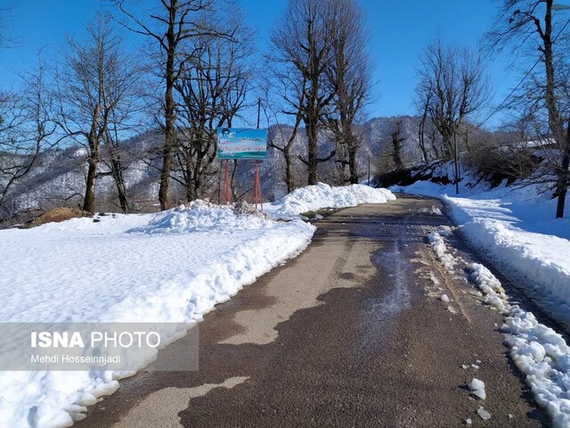 محورهای اصلی و فرعی روستایی آستارا بازگشایی شد