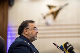 حضور امیر سرتیپ خلبان حمید واحدی، فرمانده نیروی هوایی ارتش در نشست خبری کنگره بزرگداشت شهدای نیروی هوایی ارتش