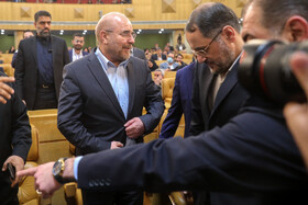 محمد باقر قالیباف، رئیس مجلس شورای اسلامی در دهمین همایش ملی و دومین همایش بینالمللی ترویج اخلاق حرفهای و مسئولیتپذیری اجتماعی