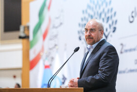 محمد باقر قالیباف، رئیس مجلس شورای اسلامی در دهمین همایش ملی و دومین همایش بینالمللی ترویج اخلاق حرفهای و مسئولیتپذیری اجتماعی