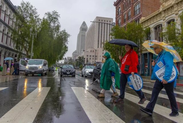 عکس: لسآنجلس تایمز سیل در «کالیفرنیا»ی آمریکا