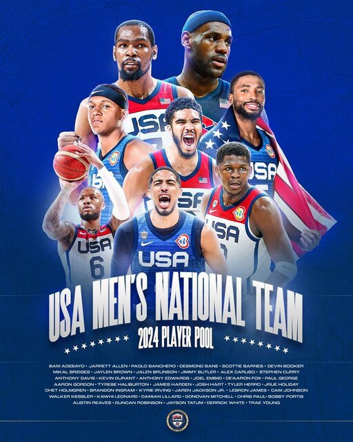 لیست خوفناک بسکتبال‌ آمریکا برای المپیک/ جنگ ستارگان!
