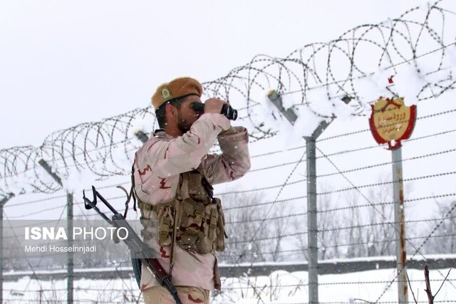 به عشق ایران در دمای زیر صفر درجه/ مرزبانان مقتدر هنگ مرزی آستارا