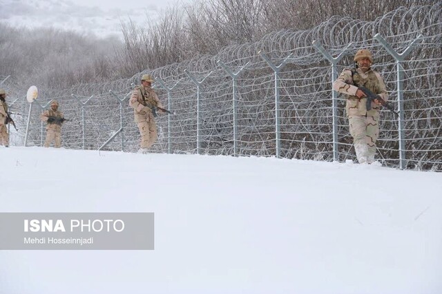 به عشق ایران در دمای زیر صفر درجه/ مرزبانان مقتدر هنگ مرزی آستارا