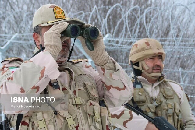 به عشق ایران در دمای زیر صفر درجه/ مرزبانان مقتدر هنگ مرزی آستارا