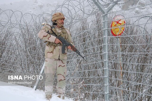 به عشق ایران در دمای زیر صفر درجه/ مرزبانان مقتدر هنگ مرزی آستارا