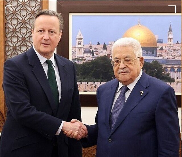 وزیر خارجه انگلیس به دیدار عباس رفت