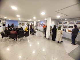 افتتاحیه نمایشگاه شانزدهمین جشنواره هنرهای تجسمی فجر در قم