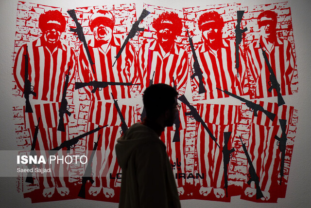 عکس تزئینی است نمایشگاهی از کاریکاتورهای هنرمند یمنی