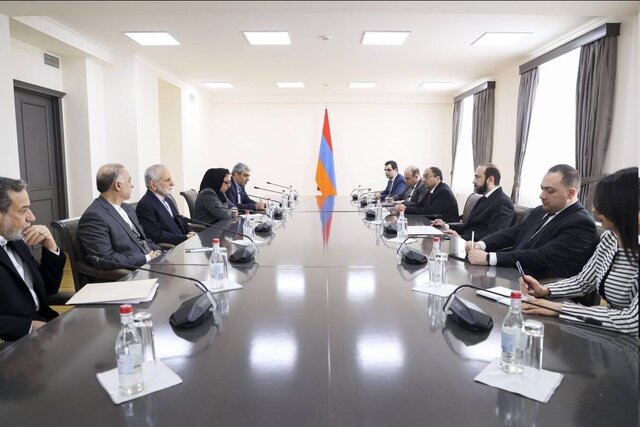 دیدار کمال خرازی با وزیر امور خارجه ارمنستان
