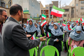 حضور رضا مرادصحرایی، وزیر آموزش و پرورش در آیین نواختن گلبانگ انقلاب اسلامی 