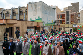 حضور رضا مرادصحرایی، وزیر آموزش و پرورش در آیین نواختن گلبانگ انقلاب اسلامی 