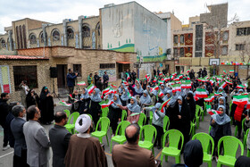 حضور رضا مرادصحرایی، وزیر آموزش و پرورش در آیین نواختن گلبانگ انقلاب اسلامی 