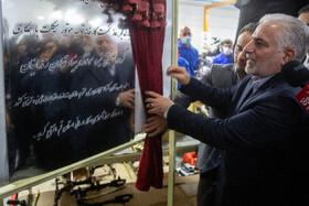 غلامعلی محمدی رییس سازمان زندان های کشور در افتتاح خط تولید موتور سیکلت در زندان لنگرود قم