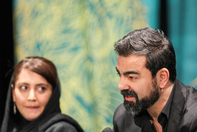 بهزاد خبح بازیگر فیلم تمساح خونی در نشست خبری این فیلم 