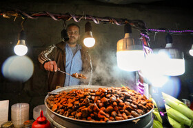 بارش برف در همدان