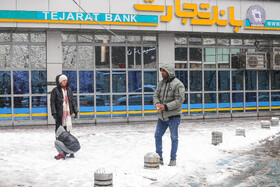 پرسه در برف تهران