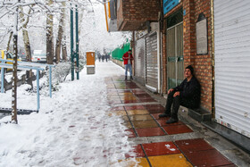 پرسه در برف تهران