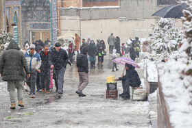 پرسه در برف تهران