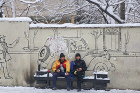 پرسه در برف تهران