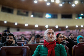 مهدی قاسمی، فیلمبردار فیلم بیبدن در نشست این فیلم