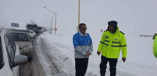 بازگشایی موقت گردنه آهوان در استان سمنان