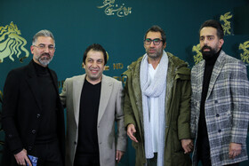 عوامل فیلم شهسوار در حاشیه سومین روز چهل و دومین جشنواره فیلم فجر