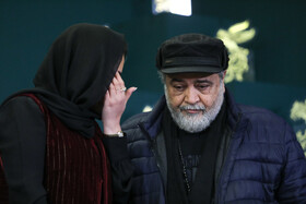 محمدرضا شریفینیا بازیگر فیلم قلب رقه در حاشیه سومین روز چهل و دومین جشنواره فیلم فجر