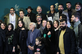 عوامل فیلم شهسوار در حاشیه سومین روز چهل و دومین جشنواره فیلم فجر