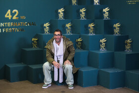 هادی کاظمی بازیگر فیلم شهسوار سومین روز چهل و دومین جشنواره فیلم فجر