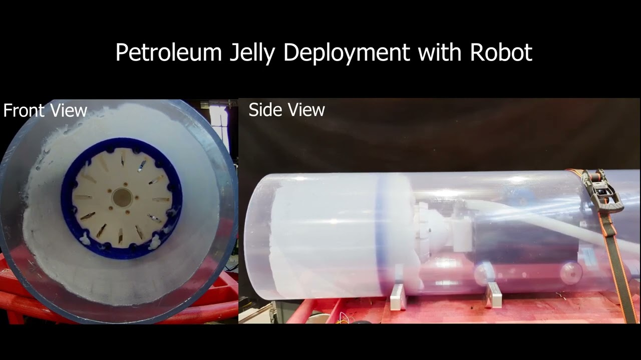 رباتی که خطوط لوله گاز را از داخل تعمیر میکند