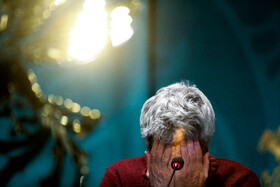 سروش صحت کارگردان فیلم صبحانه با زرافهها در نشست خبری این فیلم