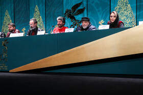 عوامل فیلم قلب قره در نشست خبری این فیلم