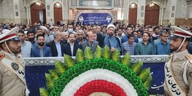 آغاز مراسم تجدید میثاق دانشگاهیان با آرمان‌های امام راحل