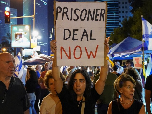 تظاهرات معترضان صهیونیست با درخواست برای اسرای اسرائیلی المیادین جزئیاتی از مذاکرات آتشبس در غزه و تبادل اسرا را منتشر کرد