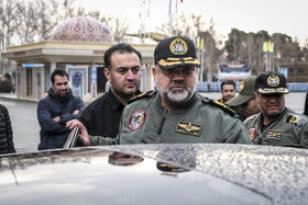 امیر سرتیپ خلبان حمید واحدی، فرمانده نیروی هوایی ارتش جمهوری اسلامی ایران در صبحگاه مشترک نیروهای مسلح