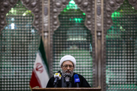 سخنرانی حجت‌الاسلام صادق لاریجانی در مراسم تجدید میثاق اعضای مجمع تشخیص مصلحت نظام با امام راحل