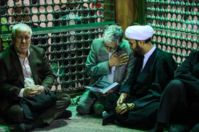 غلامعلی حداد عادل در مراسم تجدید میثاق اعضای مجمع تشخیص مصلحت نظام با امام راحل