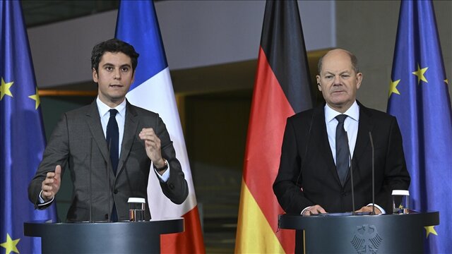 شولتس و اتل درخواست شولتس از رژیم صهیونیستی برای حفظ جان غیرنظامیان در جنگ غزه