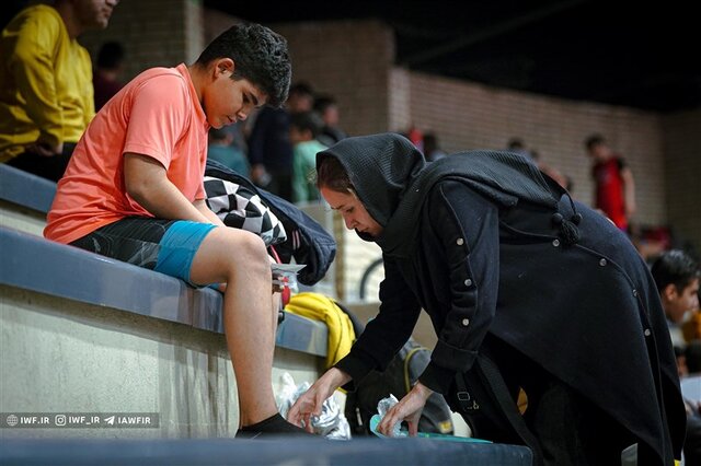 تصاویری جالب از حضور ۳ هزار کشتیگیر نونهال در جام ابراهیم جوادی